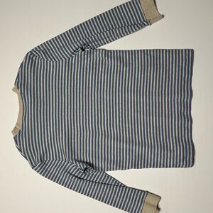 Lauren Ralph Lauren Girls Striped Long Sleeve Shirt Size M